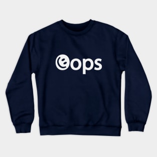 Oops creative artwork Crewneck Sweatshirt